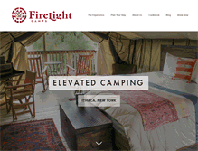 Tablet Screenshot of firelightcamps.com